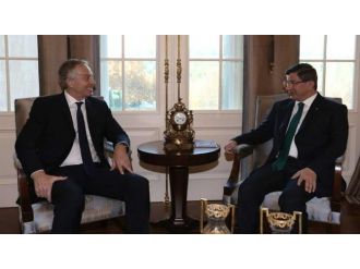 Davutoğlu Blair’i kabul etti