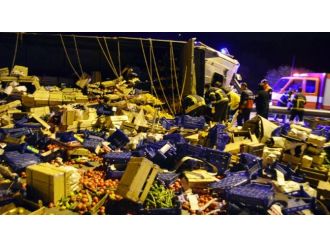 Devrildi, metrelerce sürüklendi: 1 ölü