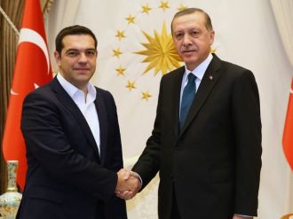 Erdoğan Çipras’ı kabul etti