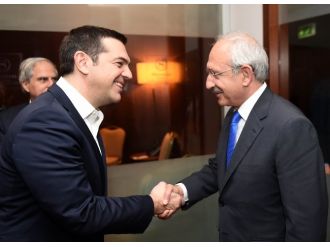 Kılıçdaroğlu, Çipras ile görüştü