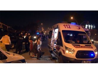 Chipras için güzergah alan polis memuruna taksi çarptı!