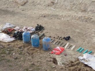 İşte PKK’nın gömdüğü cephane