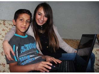 Gasp edilen engelli çocuğa AK Partili gençler sahip çıktı