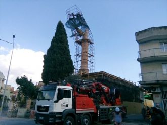 200 yıllık camiye fırtına darbesi