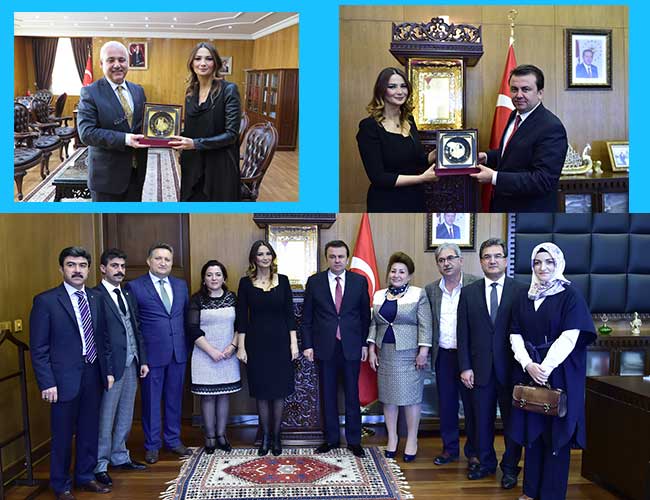 Pasayeva’dan Vali ve Başkana ziyaret