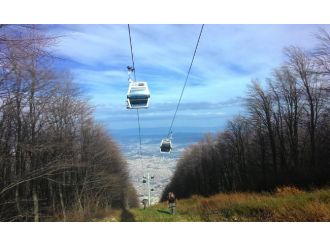 Lodos teleferik seferlerini iptal ettirdi