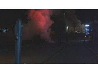 Seyir halinde alev topuna dönüştü