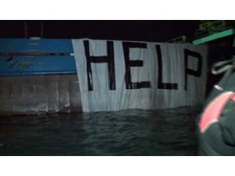 Marmara Denizinin ortasında insanlık dramı