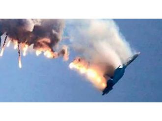 Düşürülen uçağın parçaları 2 kişiyi yaraladı