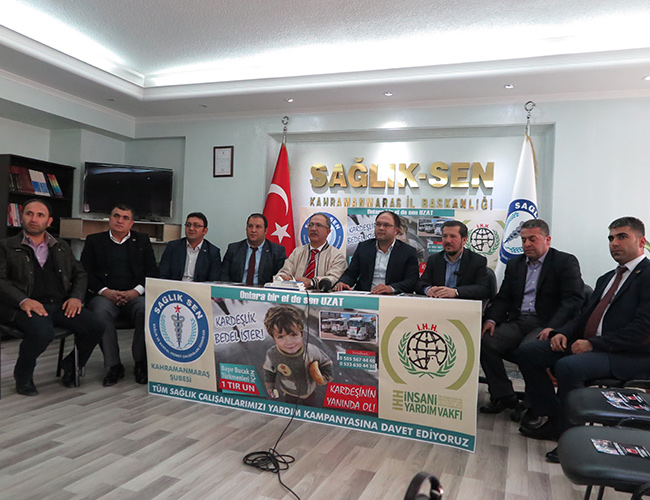 Sağlık-Sen Türkmenler İçin Yardım Kampanyası Açtı