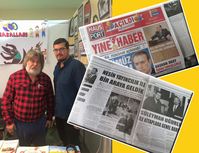 Yazar Ahmet Nesin’e Büyük İlgi