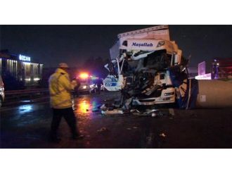 İstanbul TEM Otoyolu’nda kaza: 2 yaralı