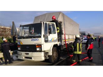 Seyir halinde alev alıyordu son anda önlendi!