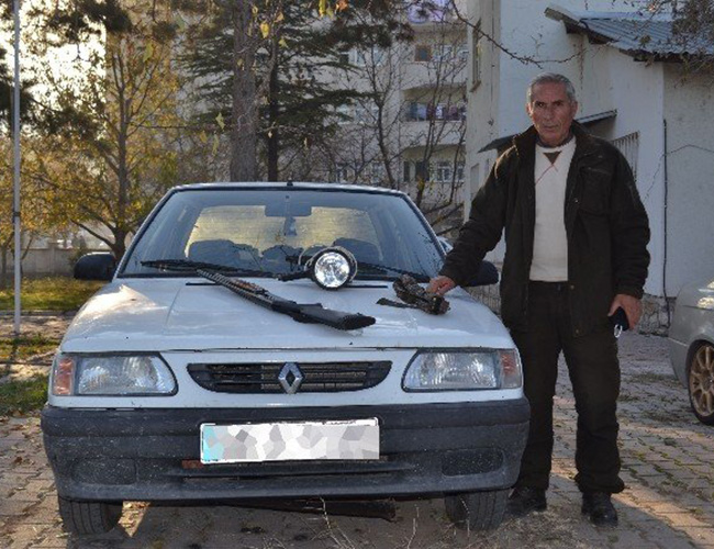 İzinsiz Avda Kullanılan Araca El Konuldu