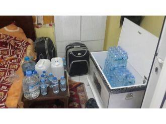 300 litre sahte içki ele geçirildi: 3 gözaltı