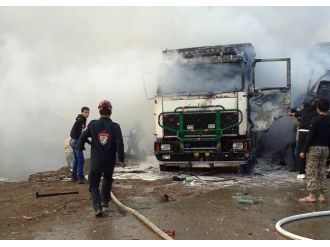 Rus uçaklarının saldırısında yaralanan 3 kişi Kilis’e getirildi