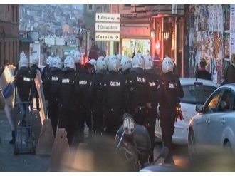 Beyoğlu’nda eyleme polis müdahalesi