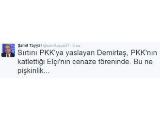 Tayyar’dan Demirtaş’a: "Bu ne pişkinlik"
