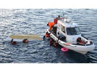 Sahil güvenlik son anda kurtardı!