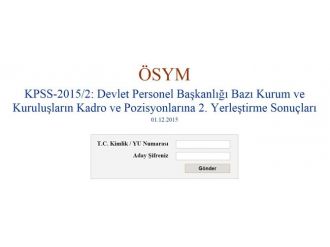 KPSS sonuçları açıklandı