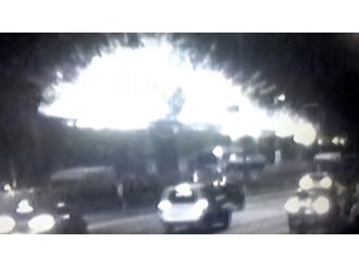 İşte patlama anı !