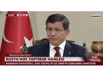 Davutoğlu: Devlet desteği de dahil...