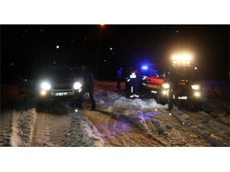 7 kişi kar yağması sonucu yaylada mahsur kaldı