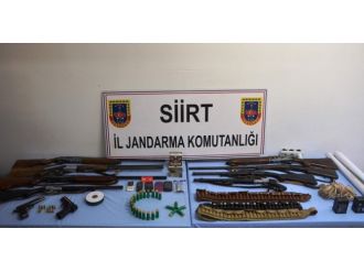 Çok sayıda mühimmat ele geçirildi: 6 gözaltı