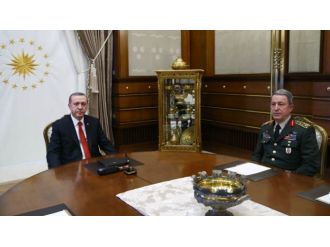 Erdoğan, Genelkurmay Başkanını kabul etti