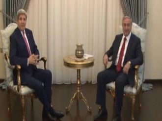 Cumhurbaşkanı Akıncı, Kerry’i kabul etti