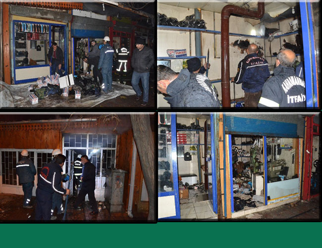 Yangın,8 İşyerini Harabeye Çevirdi