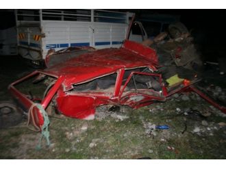 Düğün dönüşü feci kaza: 4 ölü