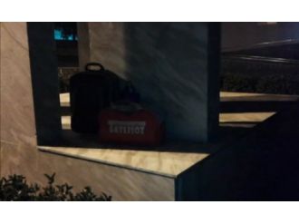 Okul bahçesinde bomba paniği