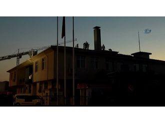 Kaymakamlıkta yangın paniği