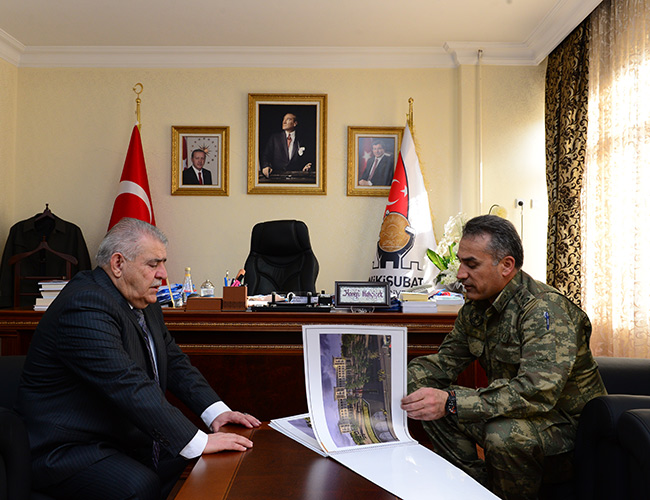 Garnizon Komutanı Şahin’den Mahçiçek’e İade-İ Ziyaret