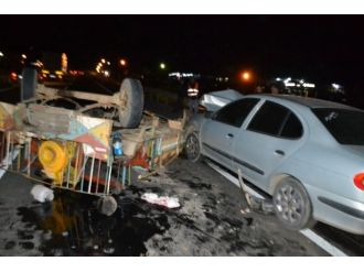 Otomobil patpata çarptı: 4 yaralı