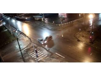 Polisten son sürat kaçarken...