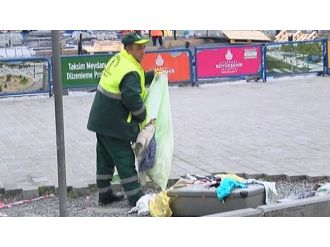 Bomba paniği değil temizlikçinin rahatlığı korkuttu!