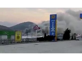 Plastik fabrikasında yangın