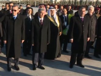 Erdoğan Tarafsızlık Anıtı’na çelenk koydu