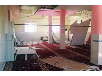 Teröristler camiyi bu hale getirdi!