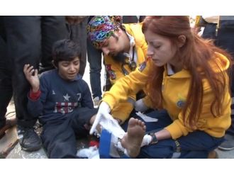 Suriyeli çocuğu bu halde bırakıp kaçtı!