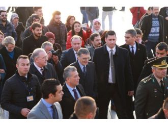 Sancar Anıtkabir’i ziyaret etti