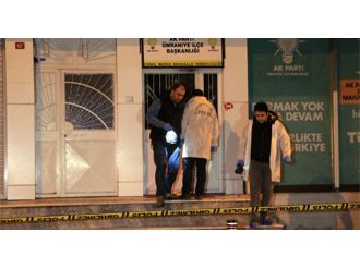 AK Parti mahalle temsilciliğine molotoflu saldırı