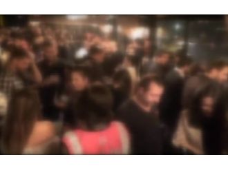 Eğlence mekanlarına polis baskını kamerada