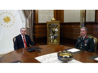 Erdoğan Genelkurmay Başkanını kabul etti