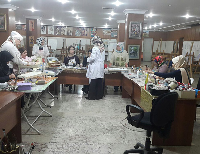 Ahşap Boyama Kursu Açıldı