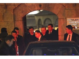 Erdoğan ve Davutoğlu Mevlana Müzesi’ni ziyaret etti