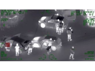 Huzur operasyonu havadan böyle görüntülendi