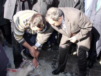 Bakan Eroğlu kurban kesilmesine izin vermedi